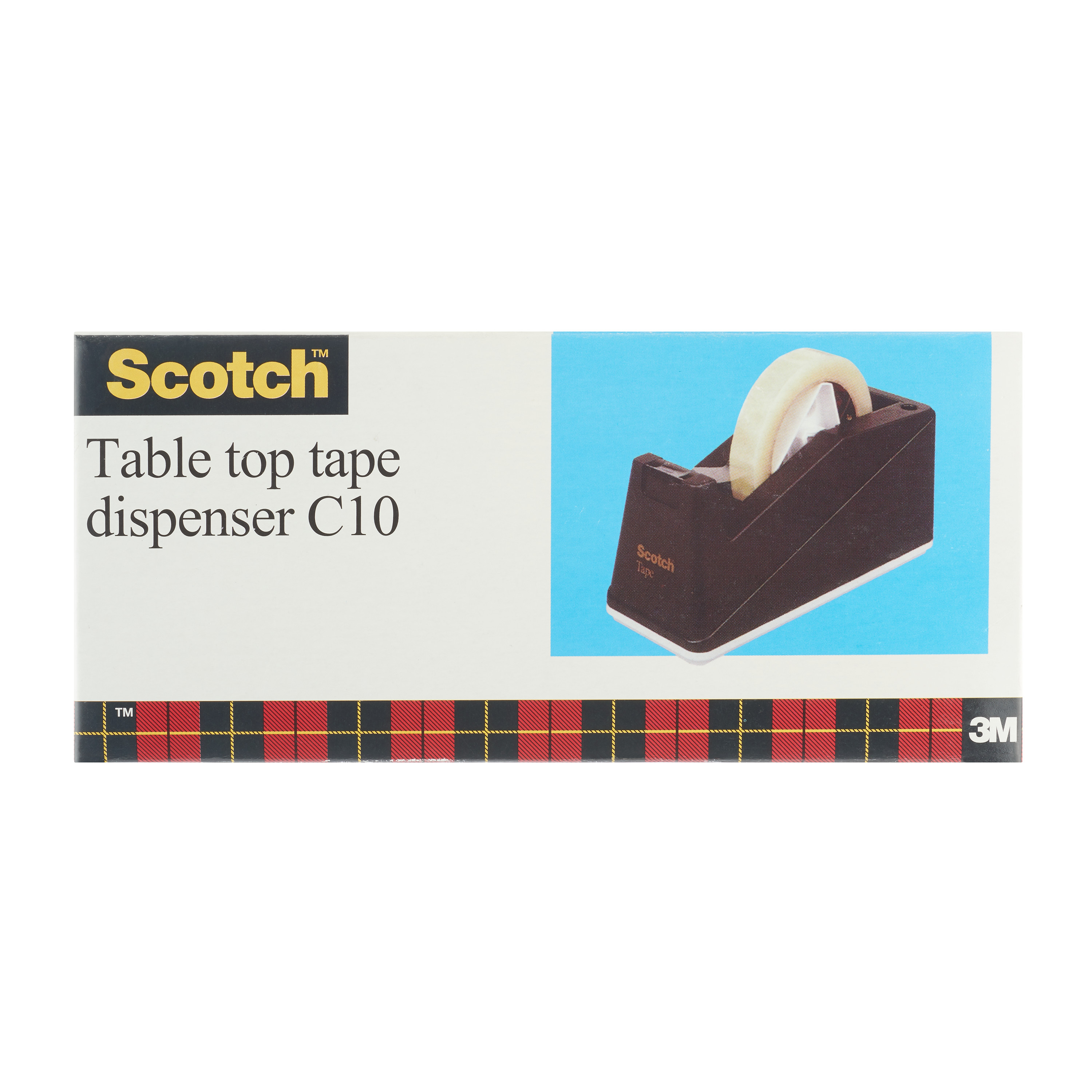 Tischabroller Scotch C10 schwarz 25mm x 66m