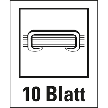 Heftgerät Leitz 5517 NeXXt Mini blau bis 10 Blatt