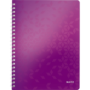 Collegeblock Leitz 4638 WOW A4 viola kariert