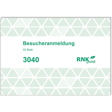 Besucher-Anmeldung RNK 3040 A6 quer 50 Blatt