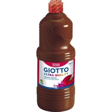 Deckfarbe Giotto Tempera 1L braun Flasche geeignet für Kinder ab 3 Jahren