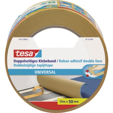Klebeband Tesa 56172 25mx50mm doppels. Doppelseitig Klebeband Tesa 56172 25mx50mm doppels. Doppelseitig