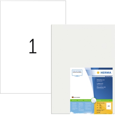 Etikett Herma 8692 420X297mm weiß Superprint A3