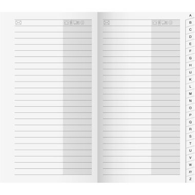 Registerheft 7045790 A6 A-Z 