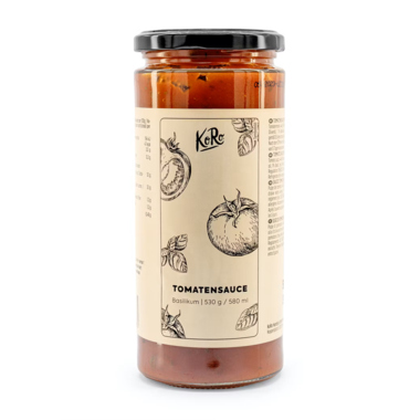 Tomatensoße Koro Basilikum 530g 