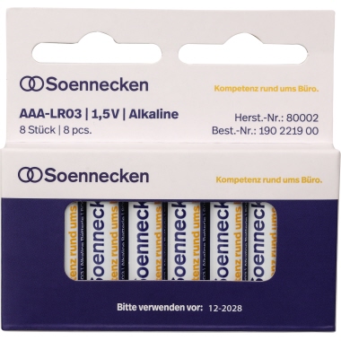 Batterie Soennecken LR03 Micro/AAA 7208132