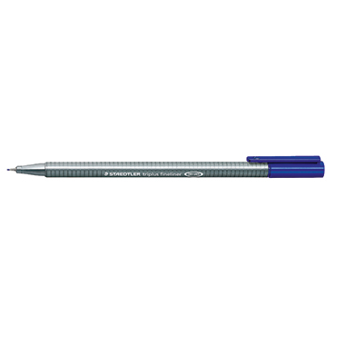 Fineliner Staedtler Triplus 334 blau Strichstärke 0,3mm Fineliner Staedtler Triplus 334 blau Strichstärke 0,3mm