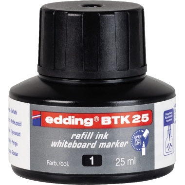 Nachfülltusche Edding BTK25 25ml schwarz 