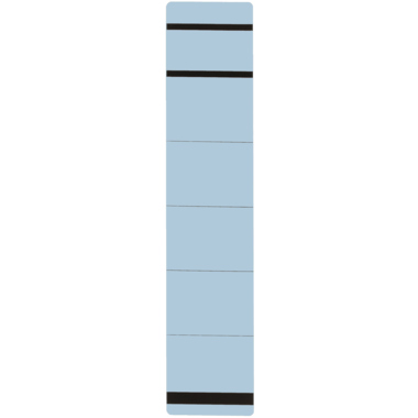 Rückenschild schmal/kurz sk blau 39x190mm
