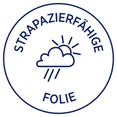 Anhänger Zweckf. T3003-10 50x50mm weiß Folie 190my, mit Loch
