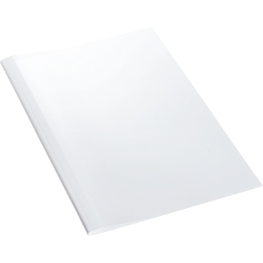 Thermobindemappe A4 1,5mm Karton weiß ,15 Blatt Kapazität, Rückseite 240g