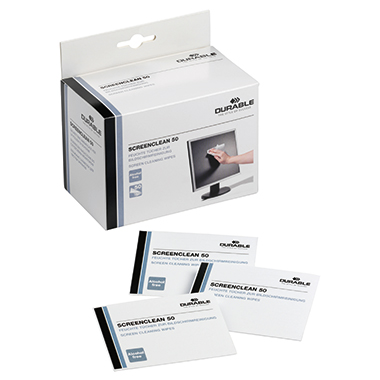 Reinigungstuch Durable 578702 spezial einzeln verpackt f. Bildschirme