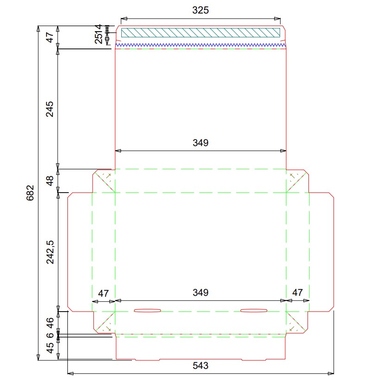 Faltkarton E_110bb00PV 342x239x46mm bra. 