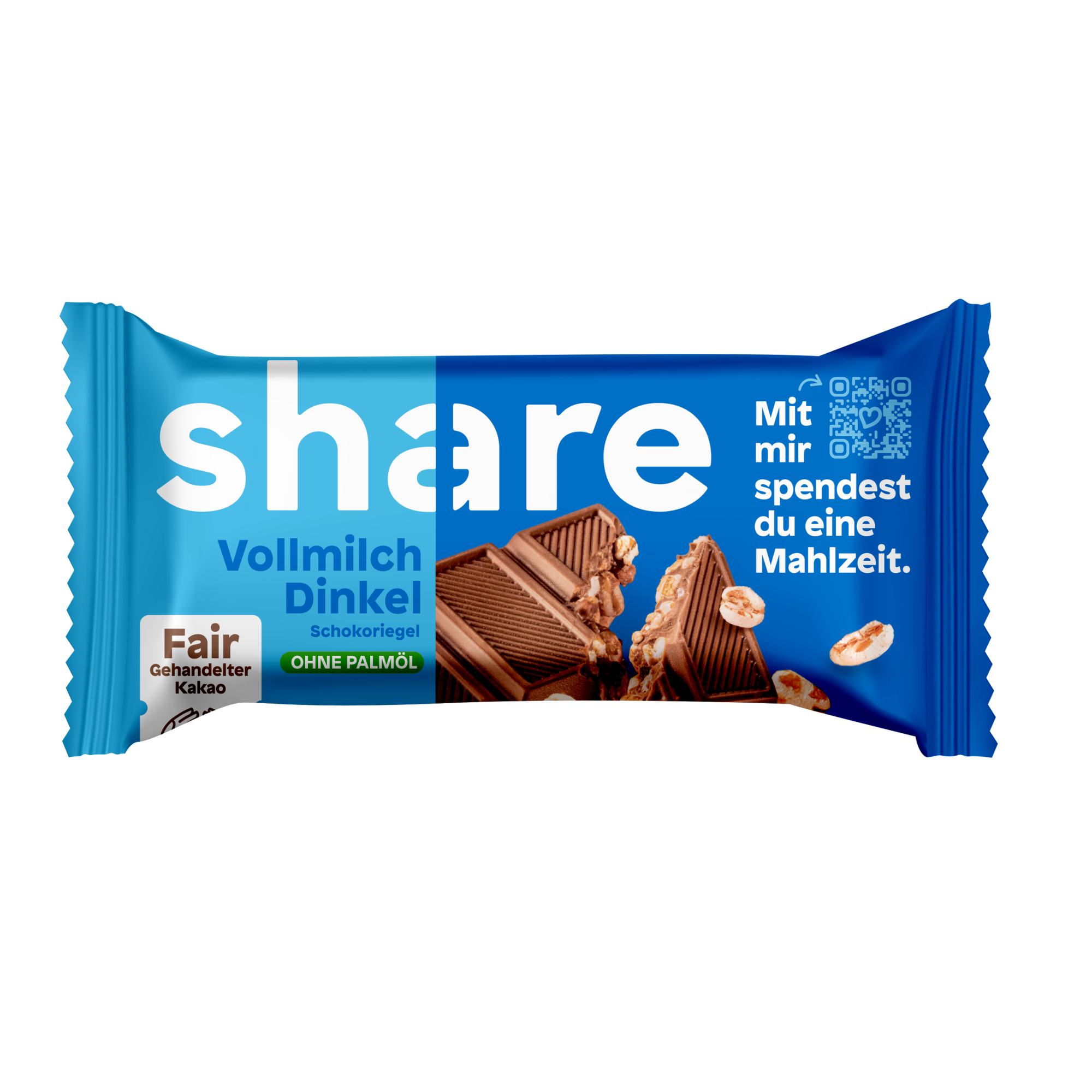 Schokoriegel share DinkelVollmilch 45g F-01-09-02