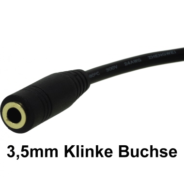 Verlängerungskabel Klinke 3,5mm 1m 