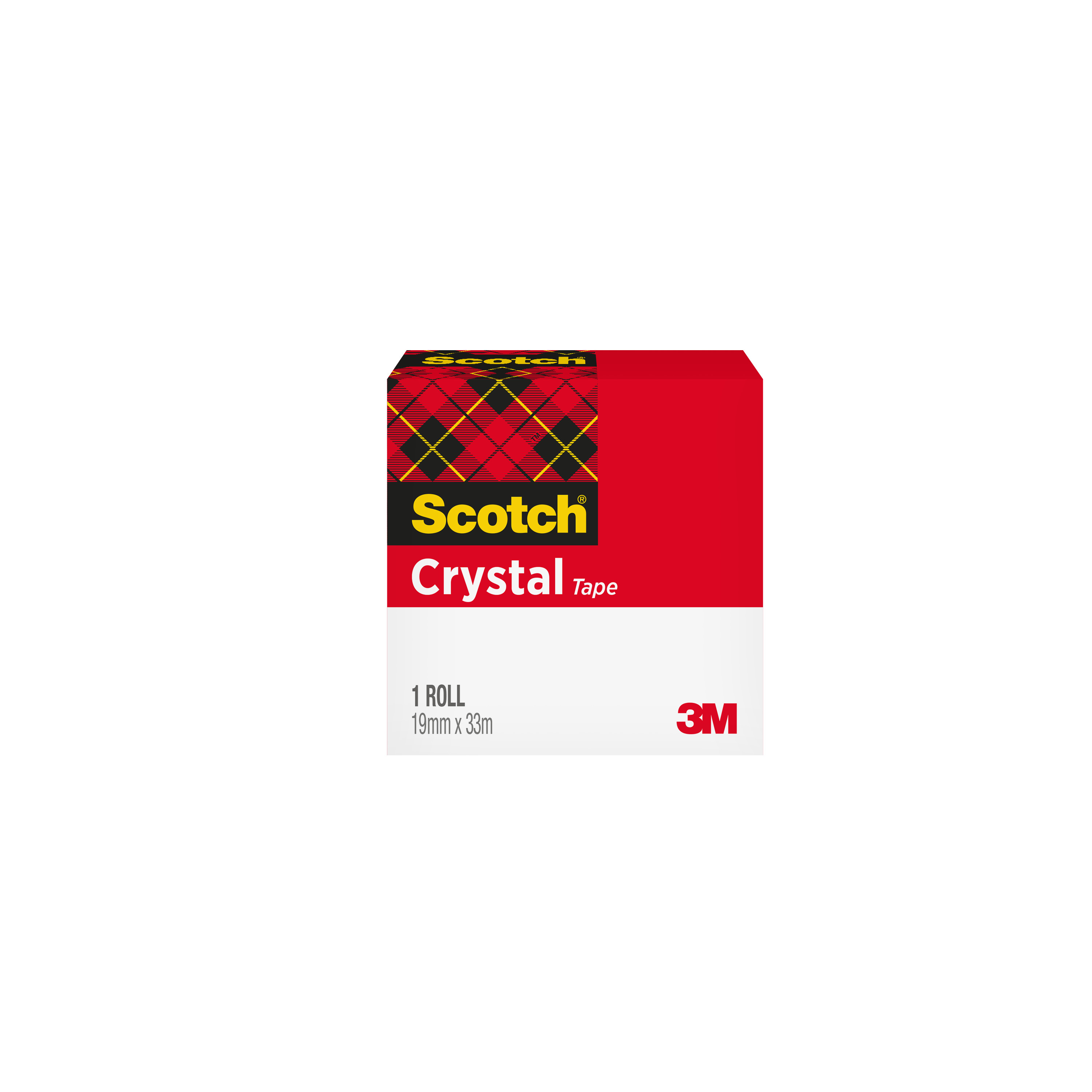 Klebefilm Scotch Crystal 600 33mx19mm Kristallklar