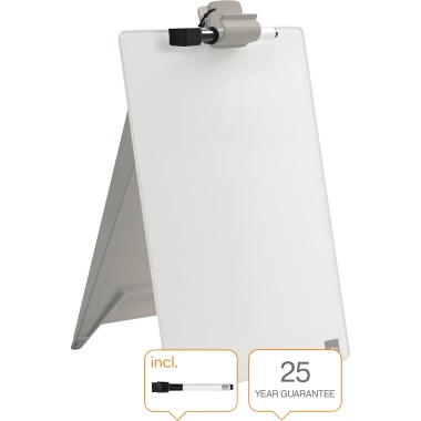 Notizboard Rexel 1905173 A4 Glas Immer Wieder Beschreibbar, Inkl. Marker