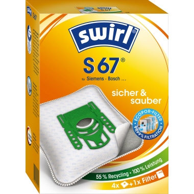Staubsaugerbeutel Swirl S67 f. Bosch Gl-30
