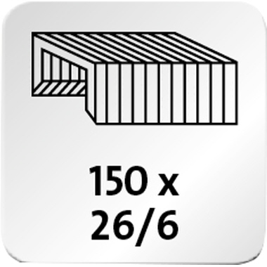 Heftgerät Novus B2 re+new schwarz bis 25 Blatt