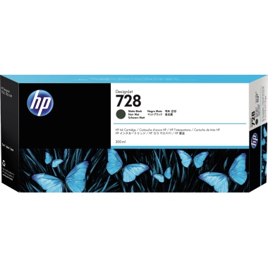 Tintenpa. HP 728 F9J68A matt black 