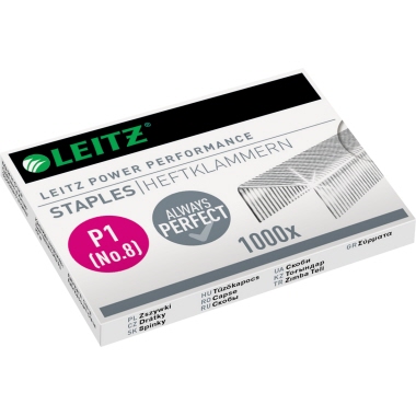 Heftklammer Leitz 5578 6/4 verzinkt 6/4 , Bis Zu 15 Blatt