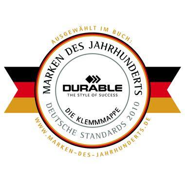 Klemmmappe Durable 2200 A4 rot 1-30 Blatt