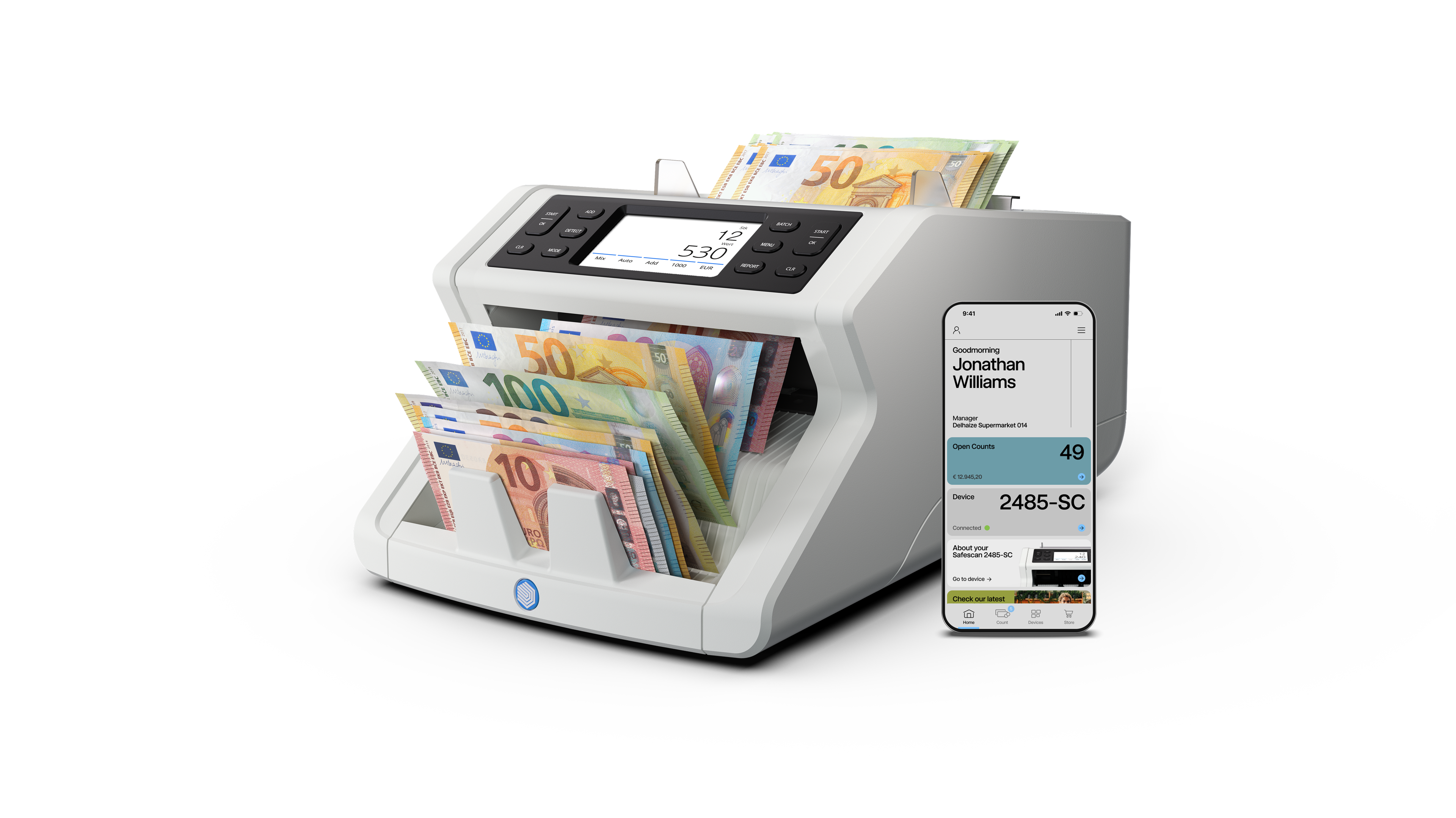 Geldzählmaschine Safescan 2485-SC 