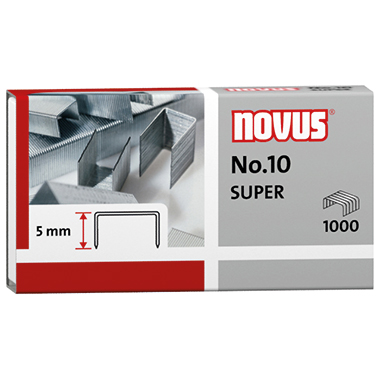 Heftklammer Novus NO. 10 verzinkt 