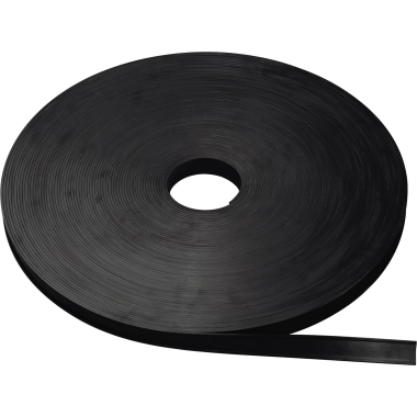 Magnetschiene magnetopl. 17615 C-Profil Schwarz, 50 M X 15 Mm,zum Selberschneid.