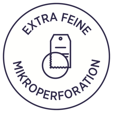 Anhänger Zweckf. T1001-10 90x50mm weiß Karton 185g, mit Loch, mikroperforiert
