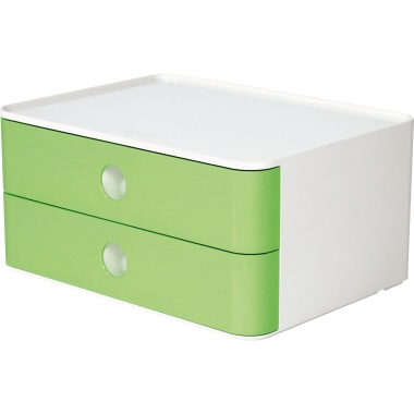 Schubladenbox Allison 1120 lime green Stapelbar Mit 2 Schubladen