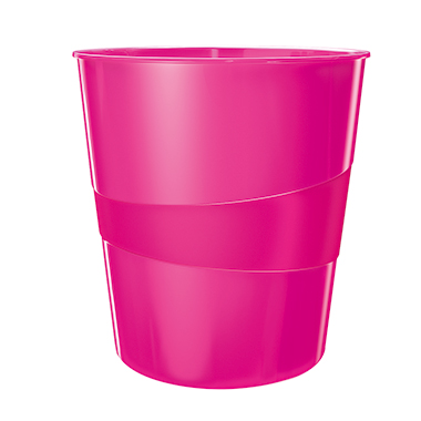 Papierkorb Leitz WOW 5278 15l pink pink