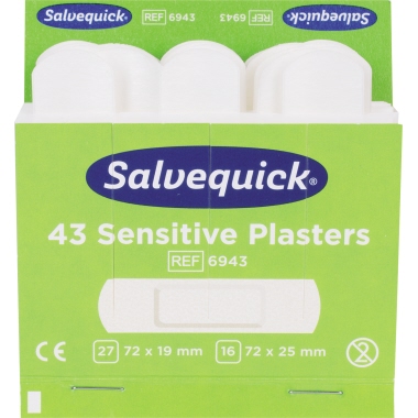 Pflasterstrips Salvequick Vlies Refill