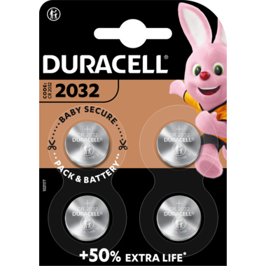 Batterie Duracell CR2032 3V 4 ST. St.