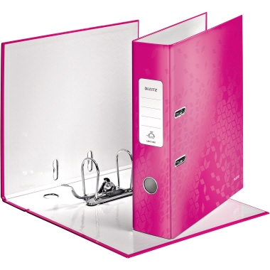 Ordner Leitz WOW 1005 A4 80mm pink metallic