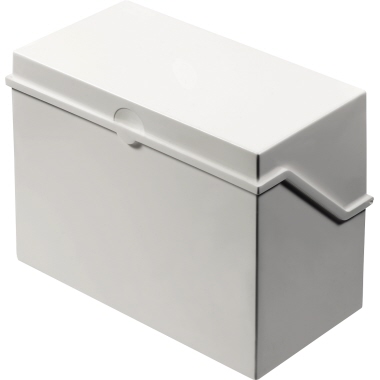 Karteibox A7 quer grau Für 300 Karten
