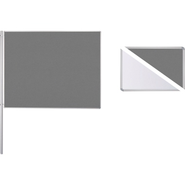 Stellwandtafel Ultradex 747628 150x120cm Anbauelement, Einseitig Whiteboard, Ei