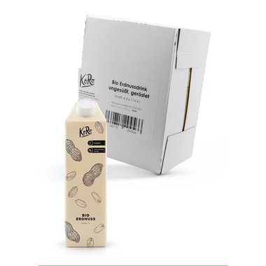 Erdnussdrink KoRo ungesüßt 6x1l Bio 