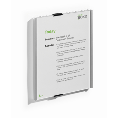 Türschild Durable 4806 metallic silber 210x297mm (a4 hoch)