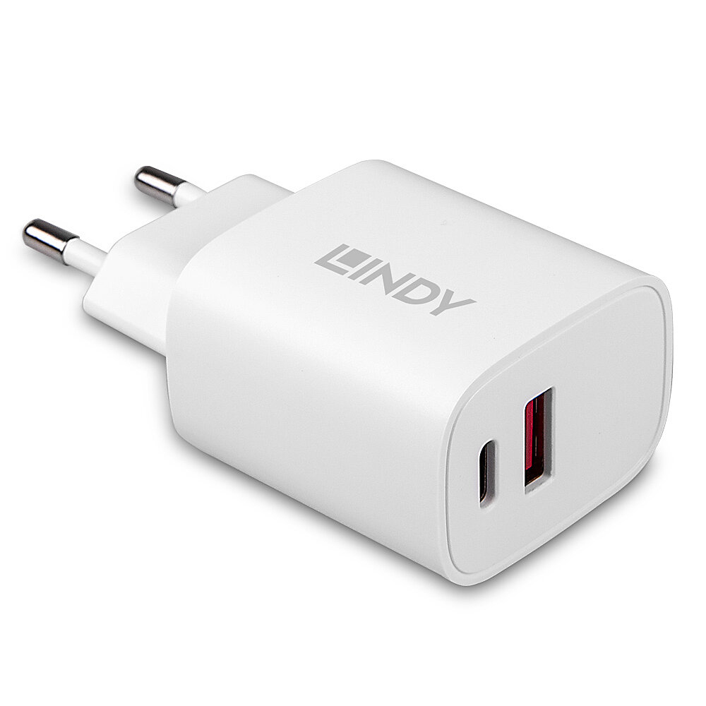 Netzteile USB Lindy 73413 20W USB Type A & C Charger