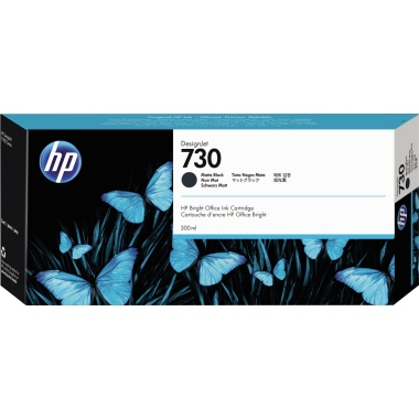 Tintenpa. HP 730 P2V71A matt black 