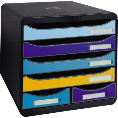 Schubladenbox Exca. 3124202D 6F Bee Blue, Big Box Maxi