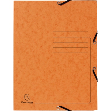 Jurismappe Exacompta 55404E A4 orange Mit Gummizug