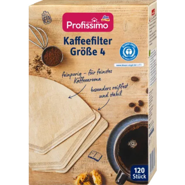 Kaffeefilter Profissimo Größe 4 120 St. 