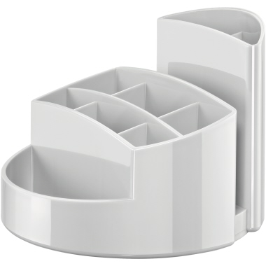 Stifteköcher Han 1746011 Rondo lichtgrau 9 Fächer, 140x109x140mm, GUMMIFÜßE, Br