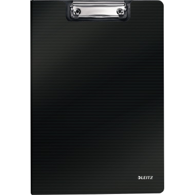 Klemmbrettmappe Leitz 3962 Solid A4 schw Schwarz, Polypropylen