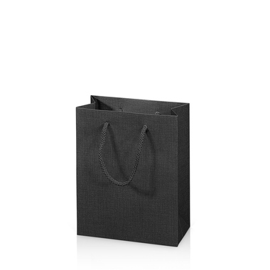 Papiertragetasche 170x85x210mm 190g sw w