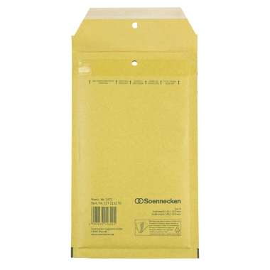 Luftpolstert. SOE B/00 115x215mm braun haftklebend