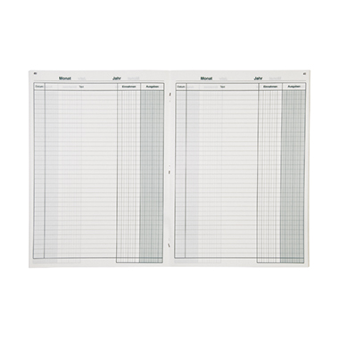 Kassenbuch K&E 8610201 A4 40 Blatt 