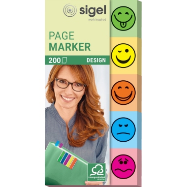Haftmarker Sigel HN502 Design Smile 50x100mm